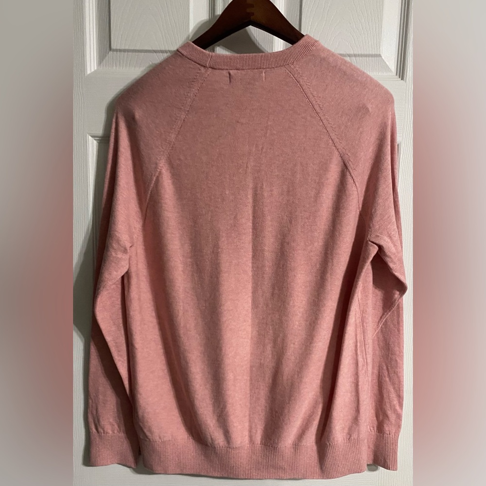Banana Republic 100% Organic Cotton Crew Neck Sweater Size Large - Picture 3 of 7